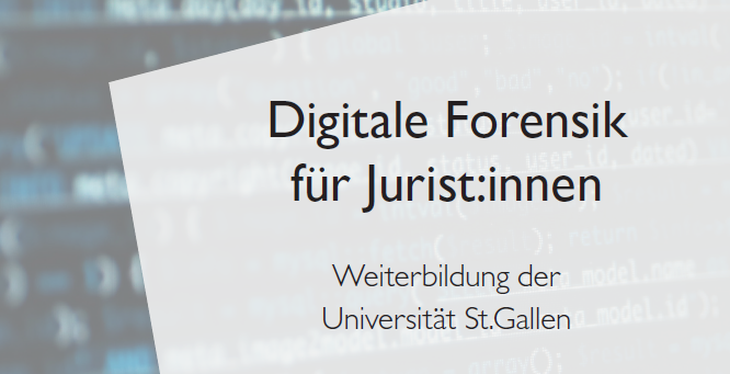 Course "Digital Forensics for Lawyers” – 2nd Edition