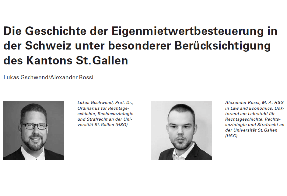 Neue Publikation «Forum für Steuerrecht»